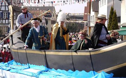 Ein Hauch vom Karneval in Venedig bei der Fasent in Münchweier